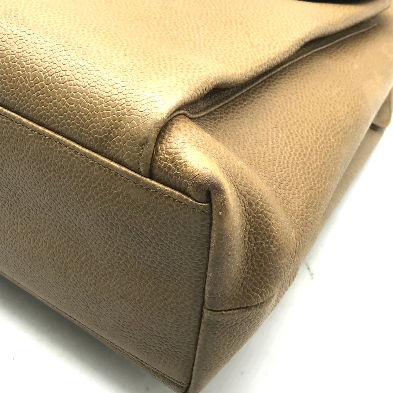 CHANEL シャネル ココマーク ターンロック キャビアスキン チェーン  