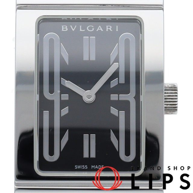ブルガリ レッタンゴロ レディース時計 RT39S(RT39SV) 箱 保証書 SS  