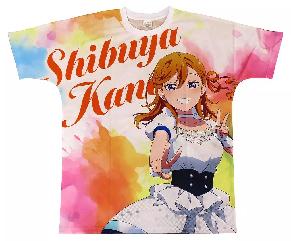 Liella! 澁谷かのん ノンフィクション フルグラフィックTシャツ ラブ