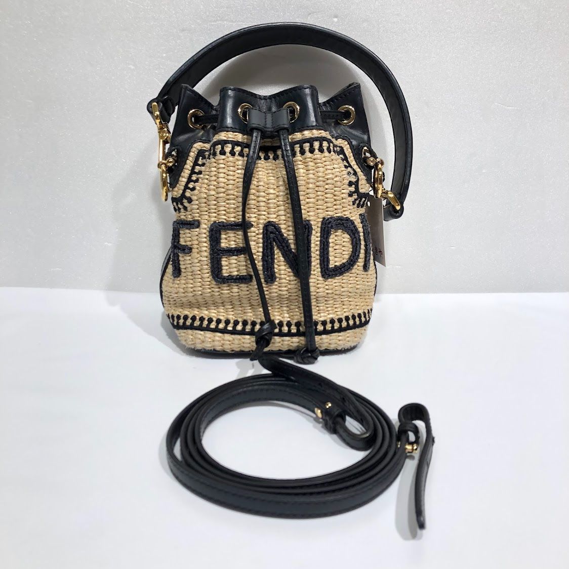 FENDI 24FW BY THE WAY レザー ミニ セレリア バッグ*LIGHT BLUE