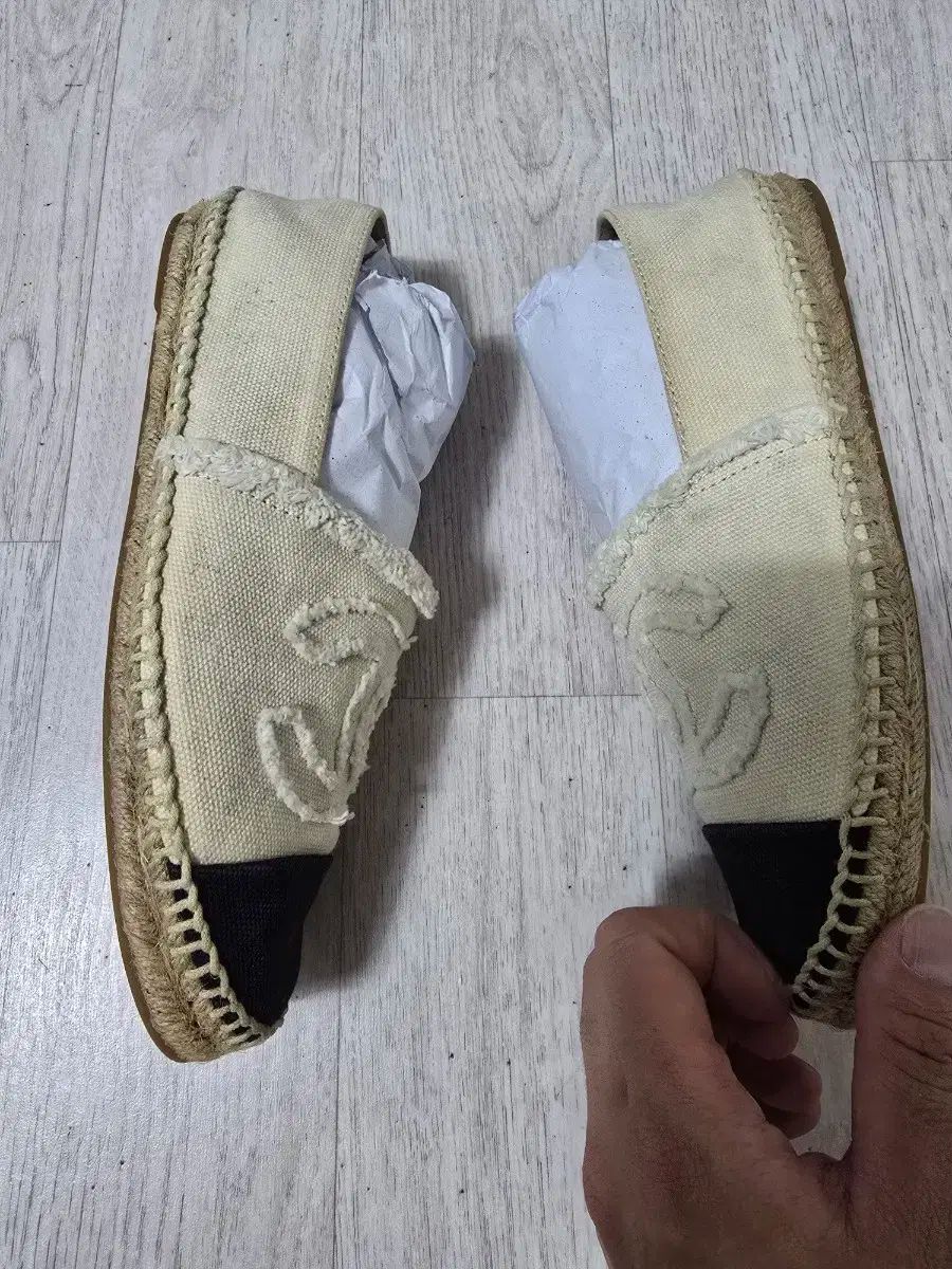 正規品 CHANEL シャネル エスパドリーユ 38 サイズ 名品 レディース スニーカーズ 靴 ローファー