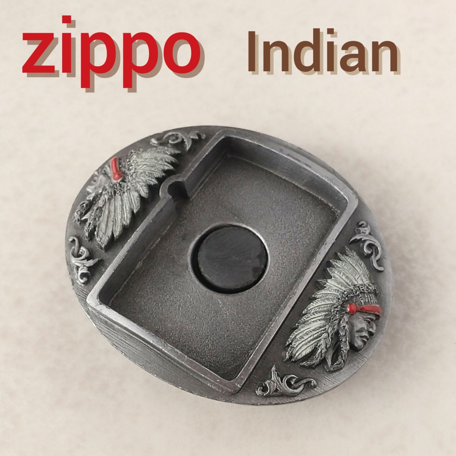 zippo ベルトバックル インディアン