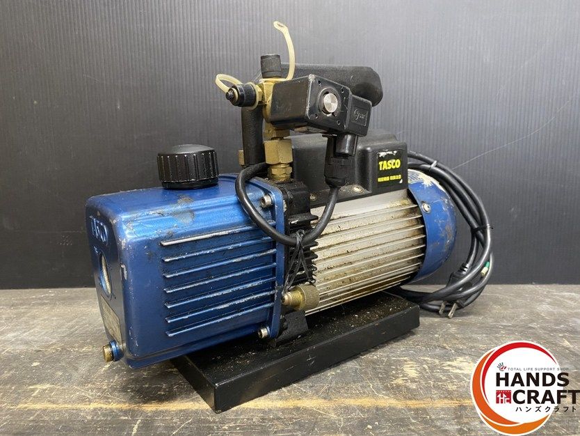 ● 品 TASCO タスコ TA150XA 真空ポンプ 単相100V 現状品 本体のみ オイルを抜いて発送します