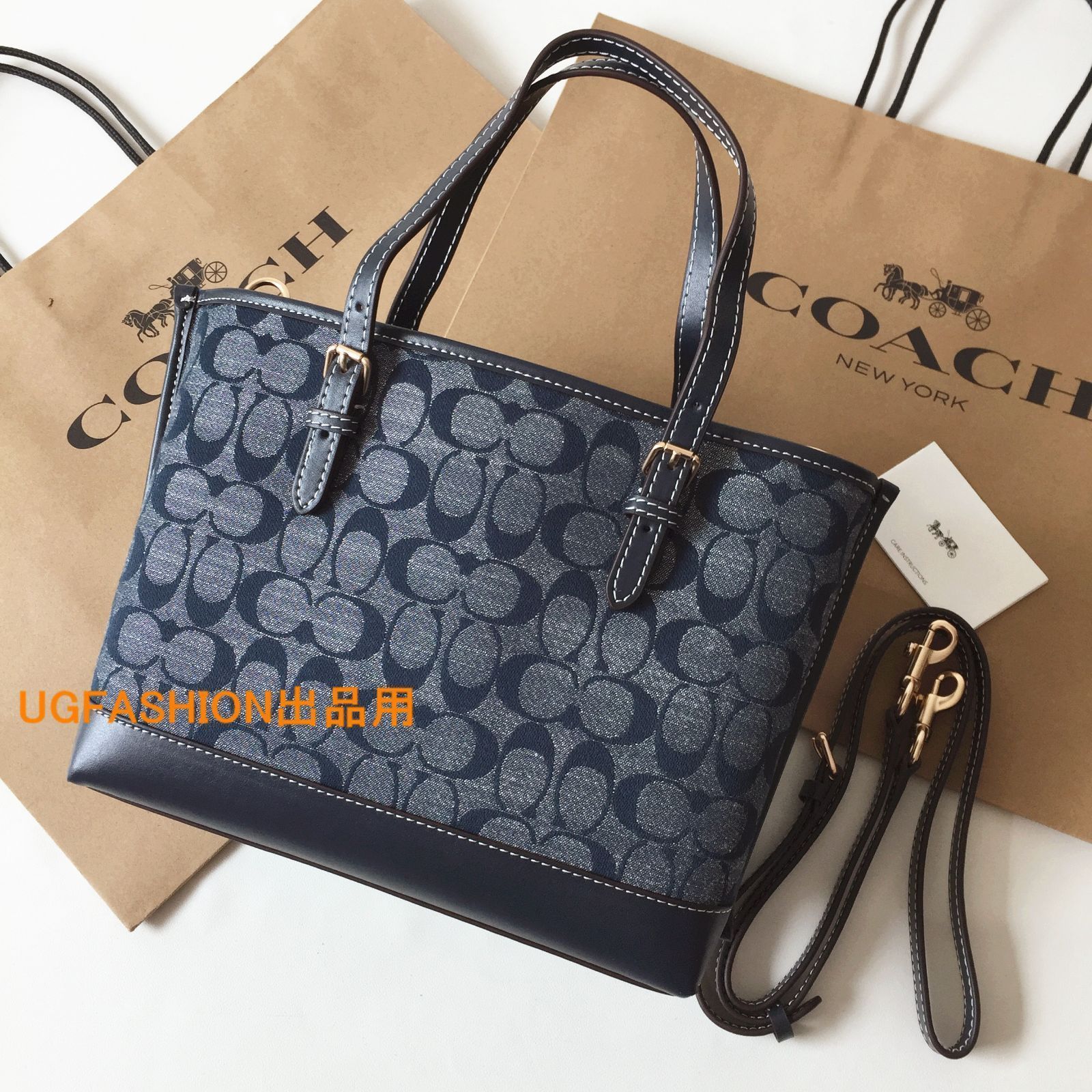 COACH トートバッグ　新品未使用！ デニム COACH コーチ バッグ トートバッグ ショルダーバッグ デニム