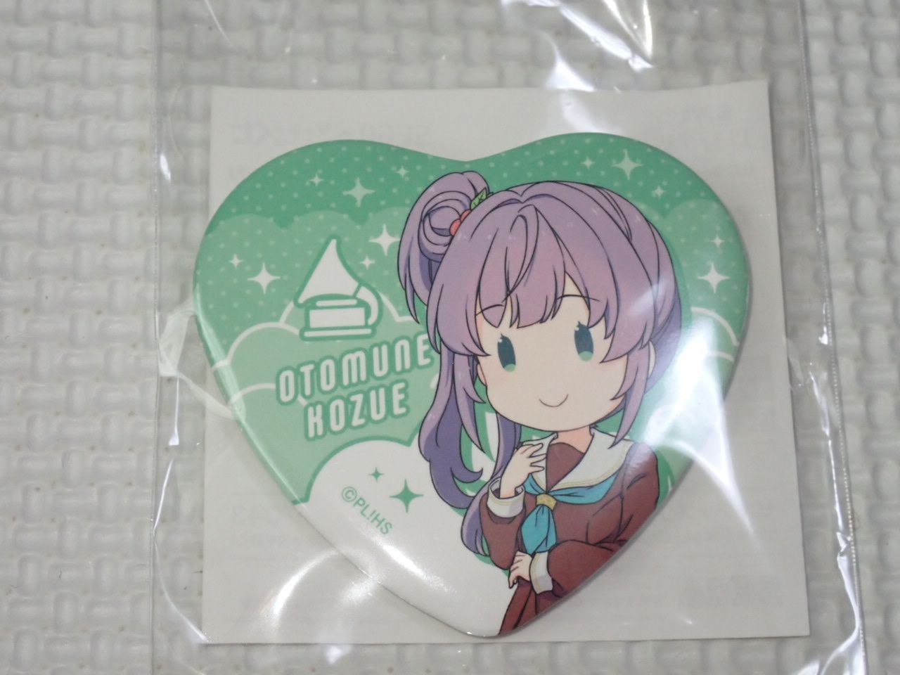 ラブライブ セガ ラッキーくじ E賞 ハート形 缶バッジ 乙宗梢 蓮ノ空 
