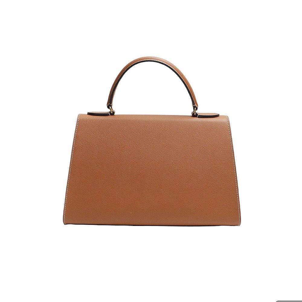 CARBOTTI ブラウンレザー ハンドバッグ CARBOTTI カルボッティ ERIKA 445 2WAY ハンドバッグ 正規販売店