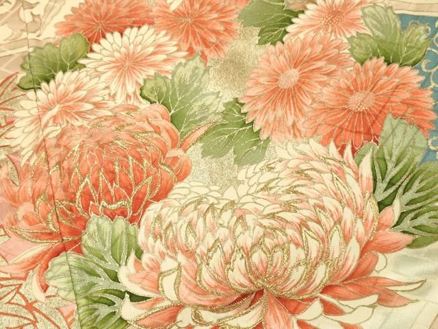 平和屋着物□豪華振袖 刺繍 鳳凰花文 金彩 正絹 逸品 DAAU4656qp