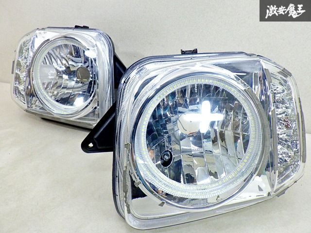 美品　ジムニー　JB23W ハロゲン　ヘッドライト　左右　スズキ ジムニー ヘッドライト ハロゲン内蔵 JB64W ジムニーシエラ