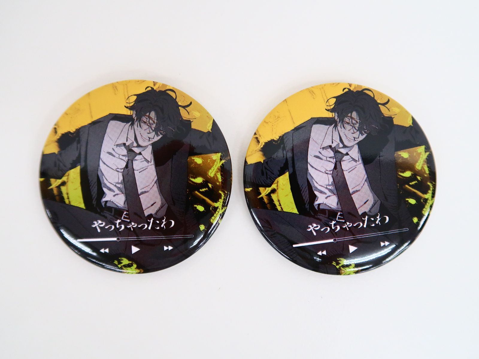 syudou 缶バッジ やっちゃったわ 2点セット syudou やっちゃったわ 缶バッジ - メルカリ