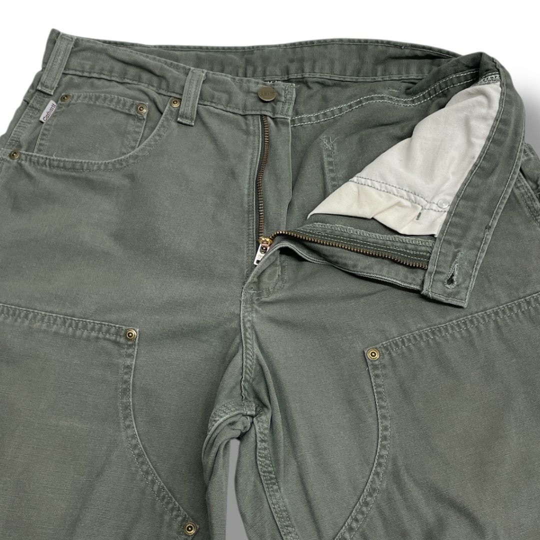 00s carhartt ダブルニー ペインターパンツ カーキ グリーン Carhartt カーハート 00s ルーズフィット ダブルニーダック