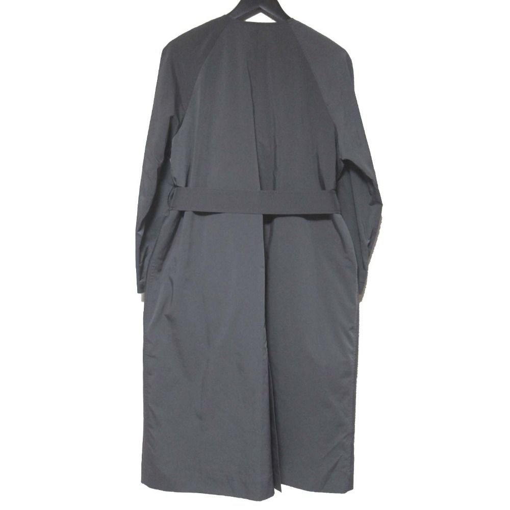 Theory luxe - 美品 22SS Theory luxe セオリーリュクス HOWELL YULLI パデッドライナー付き ベルテッド ノーカラーコート 40サイズ グレー レディース 古着 中古 USED 美品 22SS Theory luxe セオリーリュクス HOWELL YULLI パデッド