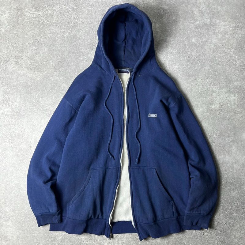 雰囲気系 80s McGREGOR サーマル ライナー フルジップ スウェット