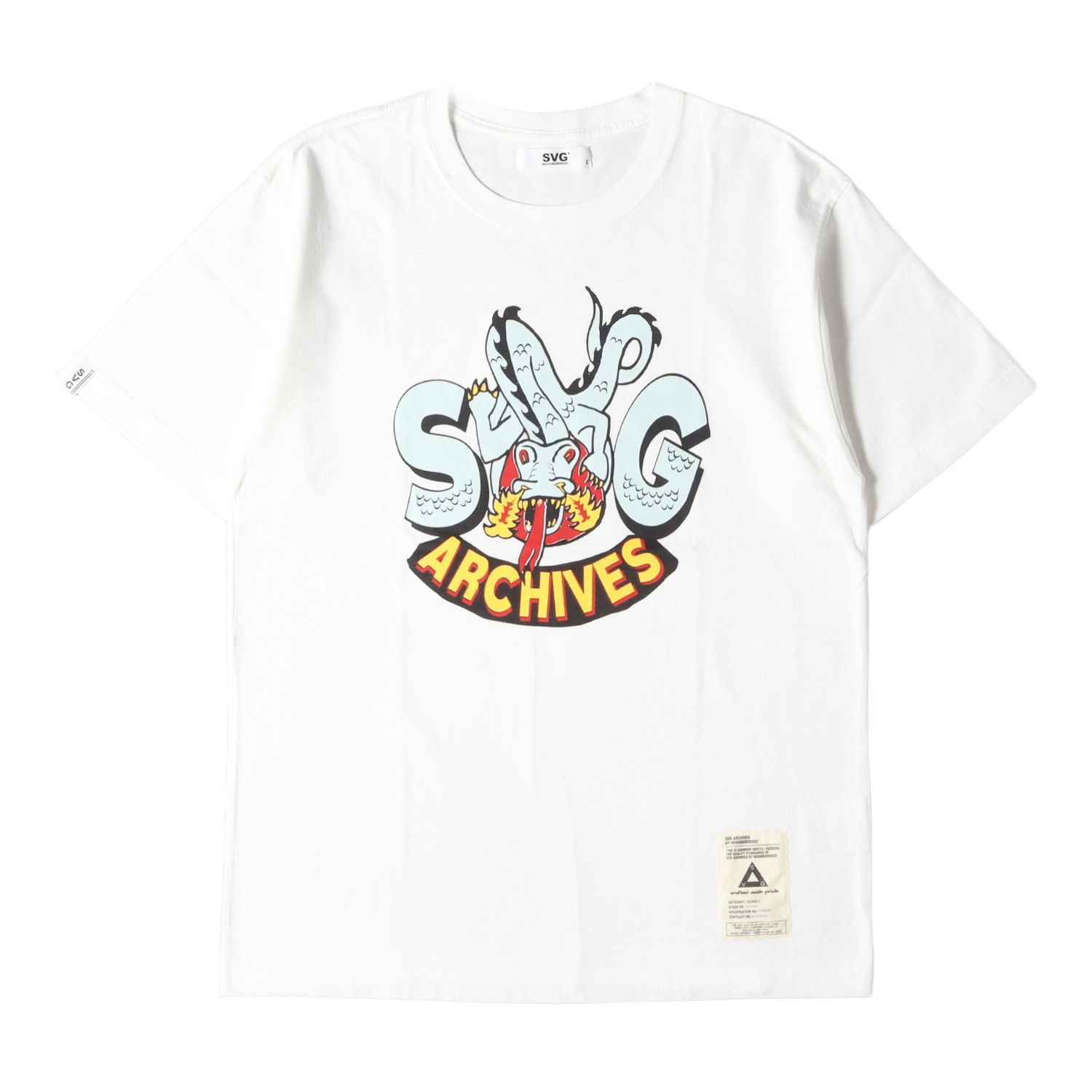 美品 NEIGHBORHOOD ネイバーフッド Tシャツ サイズ:2 SVG ドラゴン