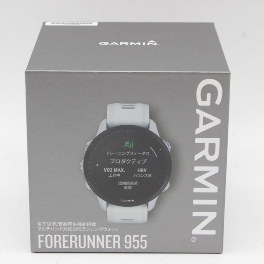 新品】GARMIN Forerunner 955 White 010-02638-E1 スマートウォッチ