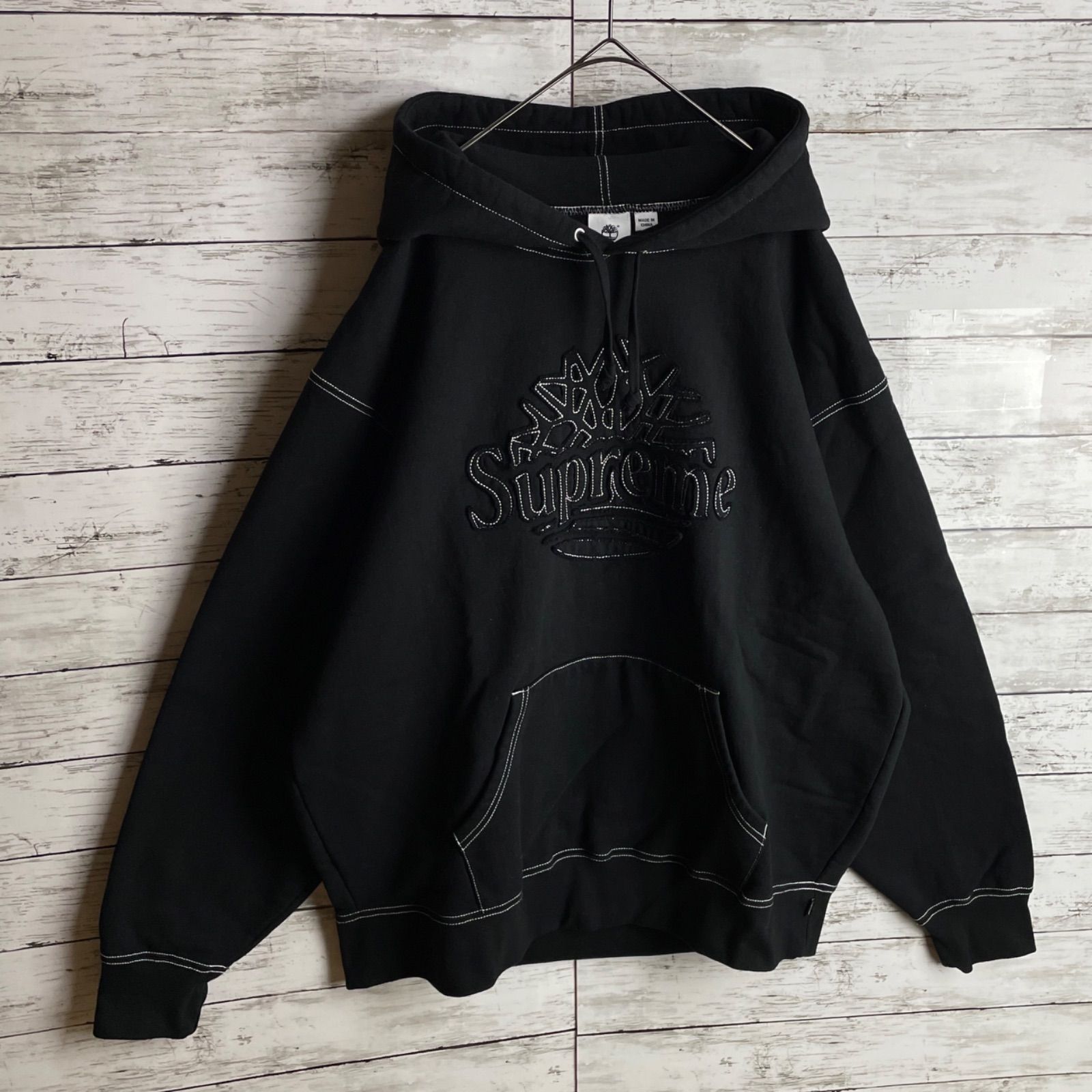 02842【美品XL】限定コラボ☆シュプリーム(Supreme) × Timberland 