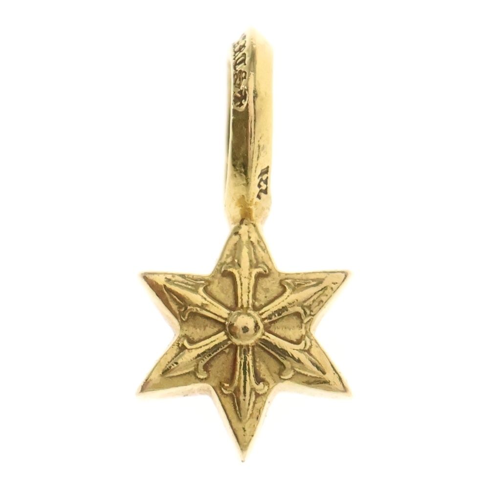 CHROME HEARTS クロムハーツ 22K STACK STAR V2 スタースタックチャーム ペンダントトップ ゴールド BCA405