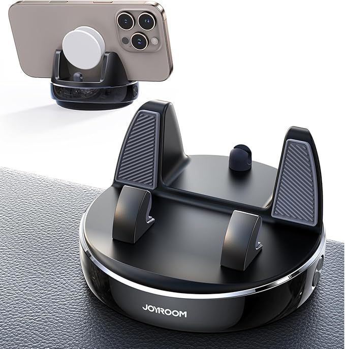 正規品，SALE 【在庫処分】JOYROOM スマホホルダー 車 スマホスタンド 【360度回転・30度調整】 視界を遮らない 車載スマホホルダー 強力粘着 安定性改良 落ちない 再利用可能 ケース対応 6~16mm伸縮クリップ 応募券