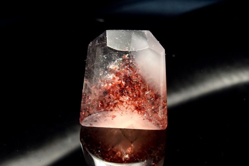 1点物】AAA☆希少赤富士 レッドピラミッドファントムクォーツ(レピ