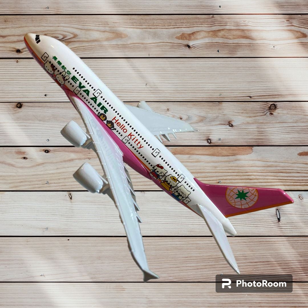 飛行機模型・新品】エバー航空 A380－800 全長14cm - メルカリ