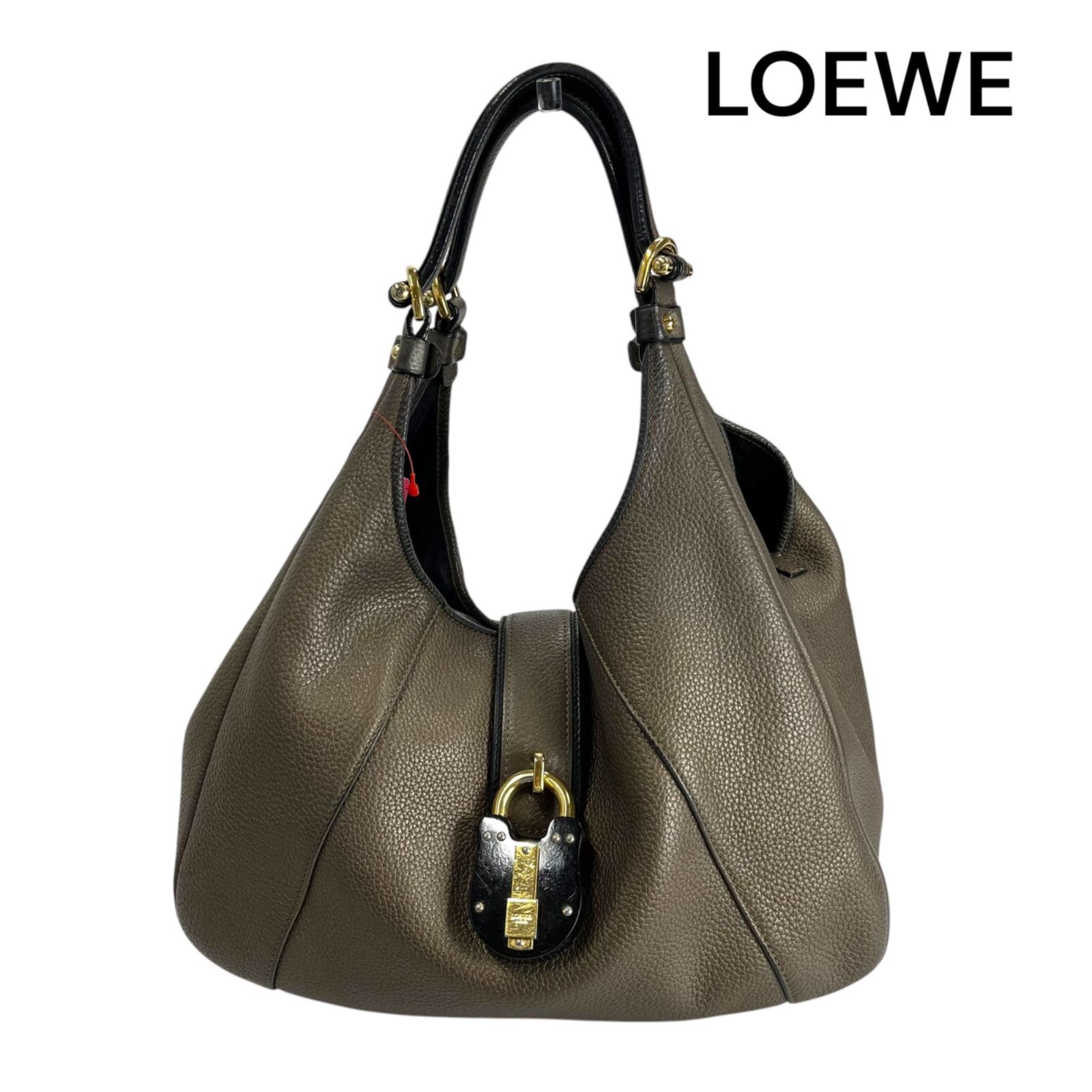 ロエベ LOEWE カリエ ホーボー レザー ハンド、ショルダーバッグ 