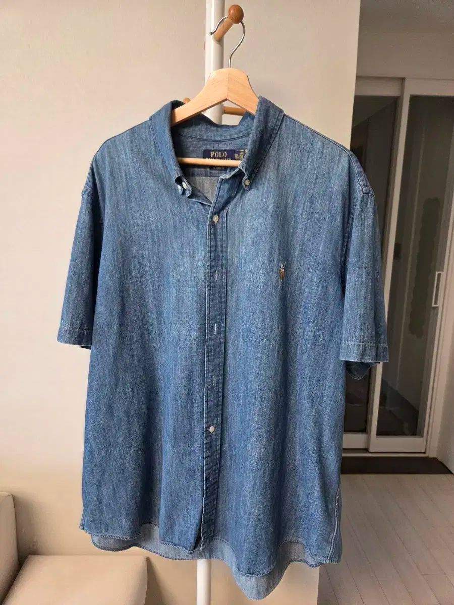 ポロ Ralph Lauren ラルフローレン デニム シャツ クラシックフィット XXL