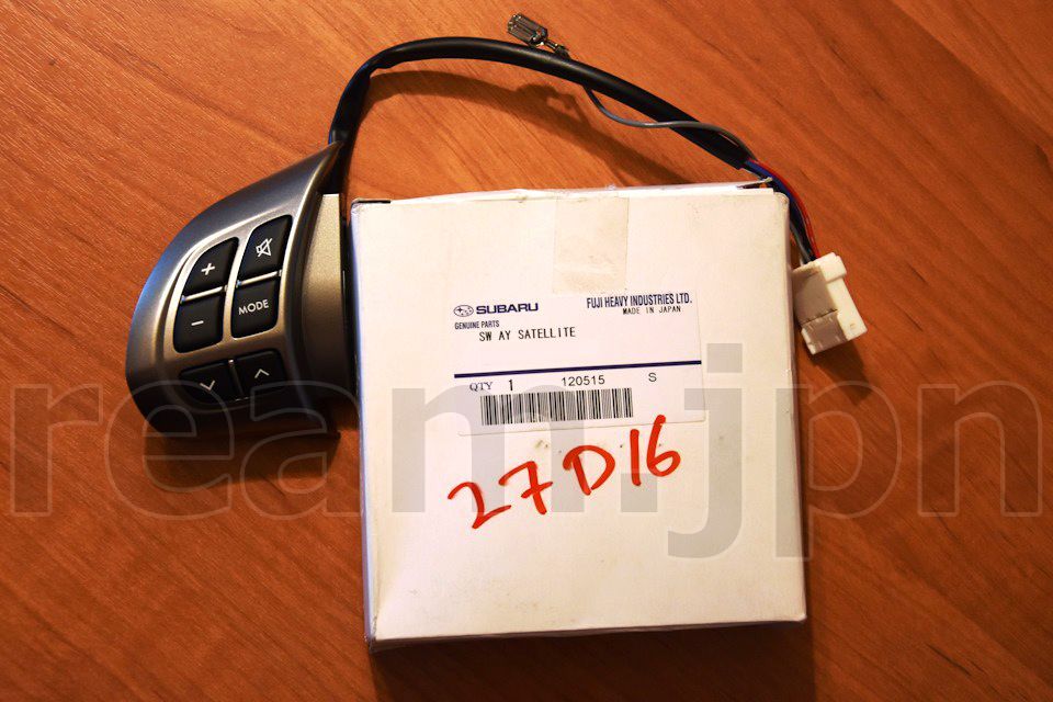 スバル純正 インプレッサ レガシィ フォレスター エクシーガ ステアリングスイッチ リモコンスイッチ サテライト GE GH GR GV BL BP SH