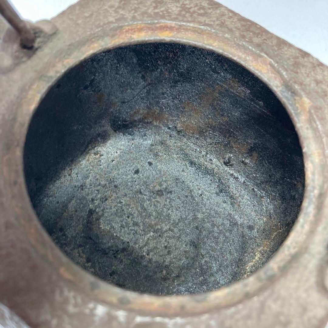 鉄山在銘 鉄瓶