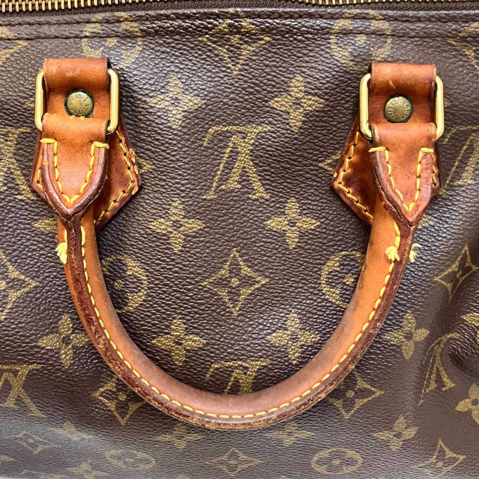 LOUISVUITTON ルイヴィトン スピーディー25 南京錠 モノグラム LOUIS VUITTON ＊モノグラム スピーディ25 パドロック 南京錠 鍵