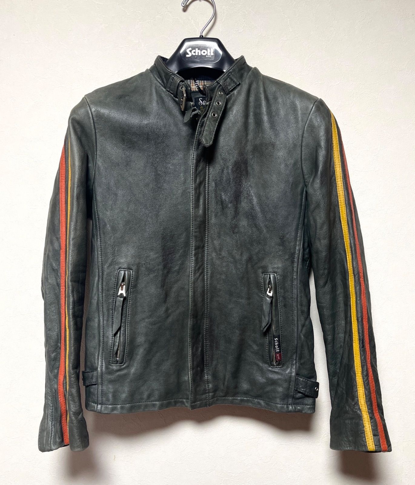 Schottライダース ショットレザージャケット Ｓ