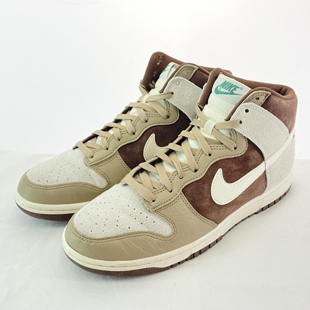 Nike Dunk High PRM Light Chocolate 27cm DH5348-100 ナイキ ダンク ハイ PRM ライトチョコレート 17