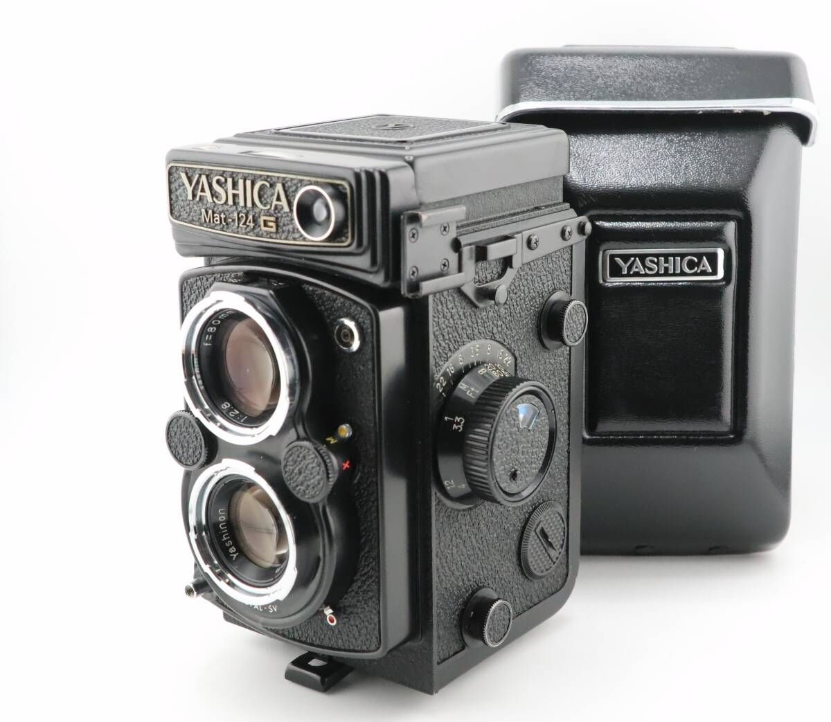 ヤシカ YASHICA Mat-124G 二眼レフカメラ ケース付 W0931＃3319