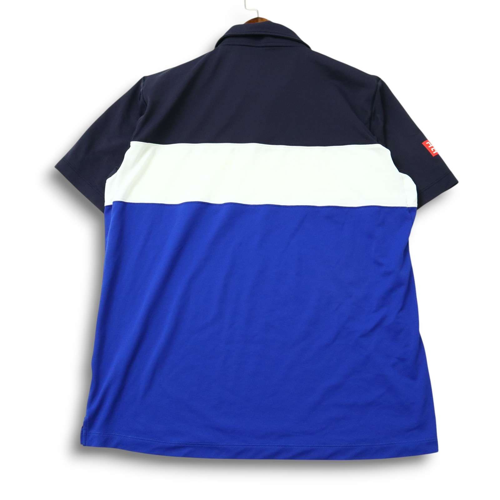 ユニクロ 錦織圭 2015全仏ゲームポロ プラクティスシャツ L UNIQLO ユニクロ 【錦織圭 2015全仏オープン 着用モデル】 半袖
