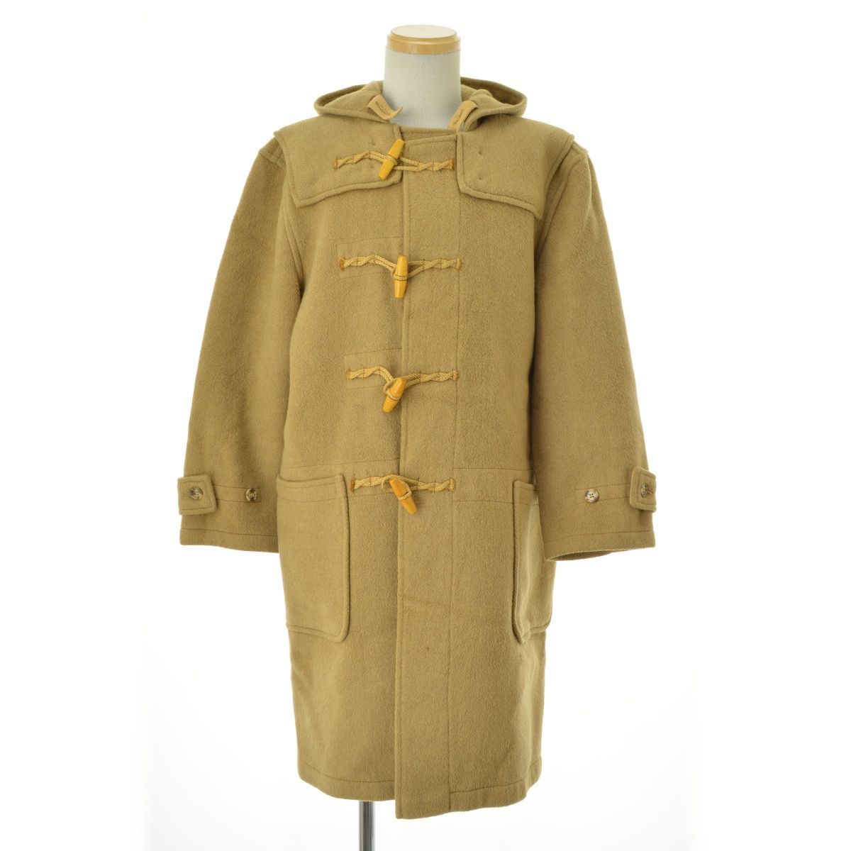 ◆ 90's イングランド製 Gloverall グローバーオール ダッフルコート M～L 濃紺 ネイビー/ビンテージ オールド 古着 メルトンウール 90s イングランド製 ☆ Gloverall メルトン ウール ダッフル