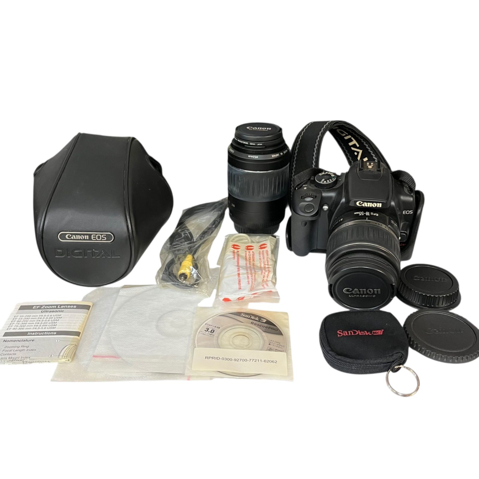 Canon EOS kiisデジタル一眼レフ Tamronレンズセットジャンク