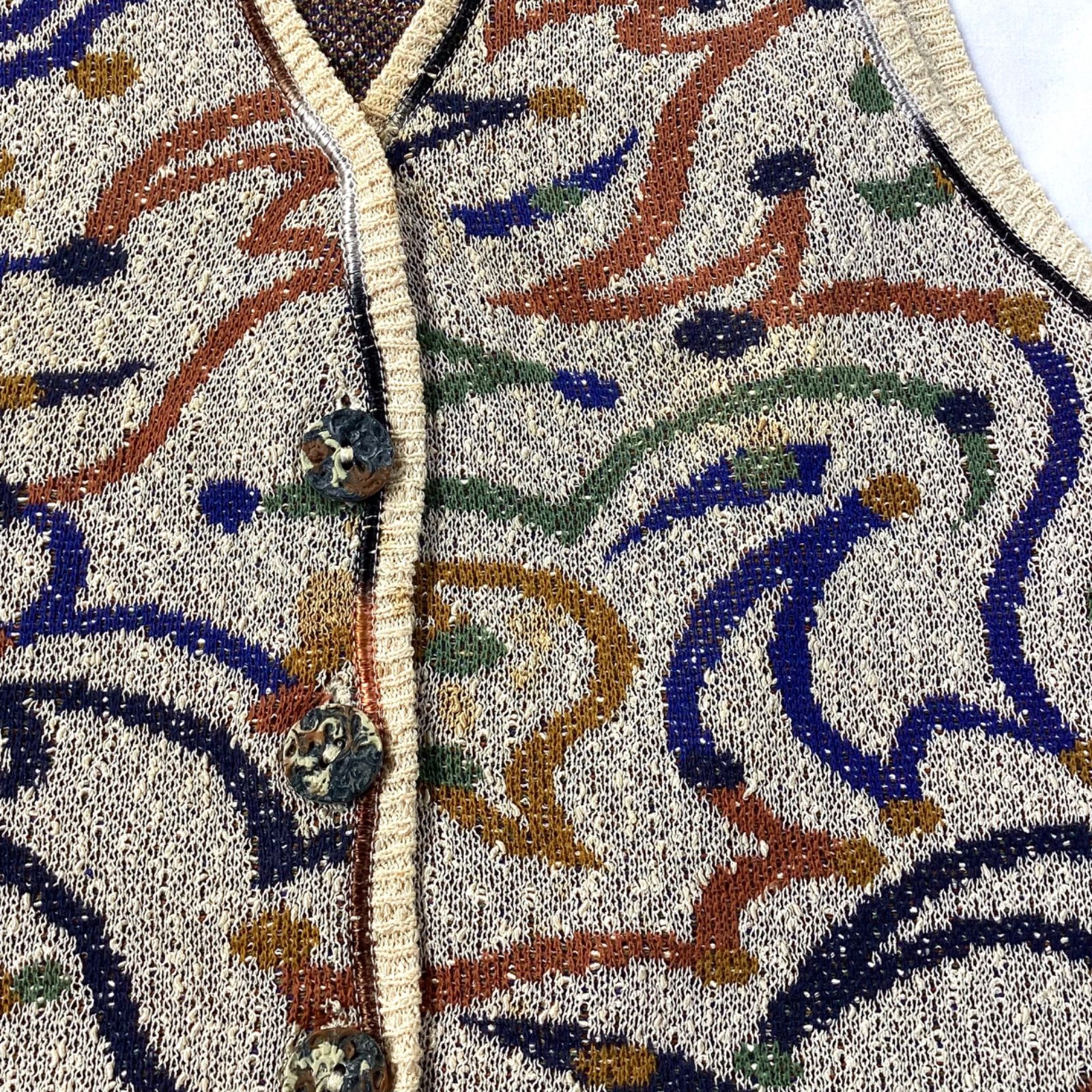MISSONI ミッソーニ ボーダー ベスト イタリア製 X3896 MISSONI ミッソーニ ボーダー ベスト イタリア製 X3896