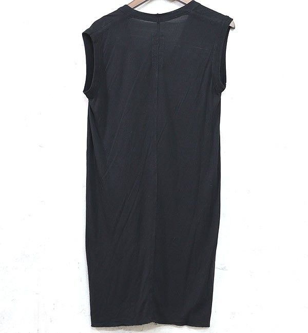 【広尾店】 美品 リックオウエンス Rick Owens ノースリーブ トップス ISLAND S/S 13 黒 コットン sizeM 【14185】