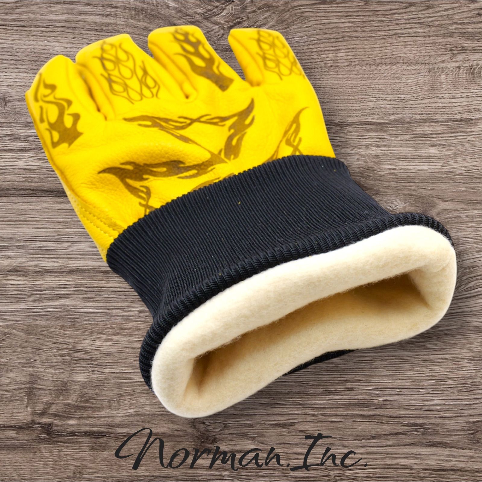 牛革 冬用 保温綿 裏起毛 レザーグローブ リブ付き 防寒 アメリカン バイク ハーレー カスタム タトゥー 手袋 キャンプ DIY カスタムグローブ ツーリング XLサイズ FFCRYSTALESIA_COM