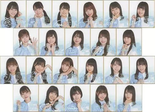 中古】紙製品 全22種セット 日向坂46 サイン＆メッセージ入り