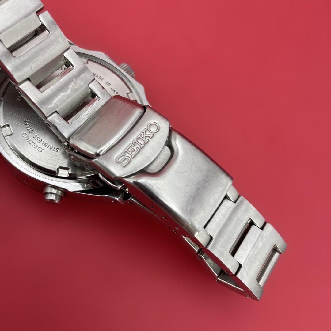 SEIKO SUSサス クロノグラフ 6M26-6020 黒文字盤 ダンシング