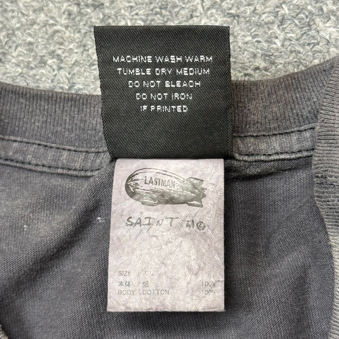 参考上代36300円 SAINT MICHAEL 24SS LM_SS TEE / HOLY GHOST ホーリー 
