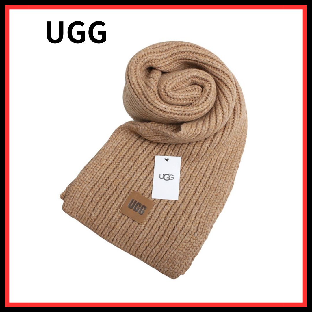 新品未使用】アグ UGG W Chunky Rib Knit Scarf マフラー 20166-CAM