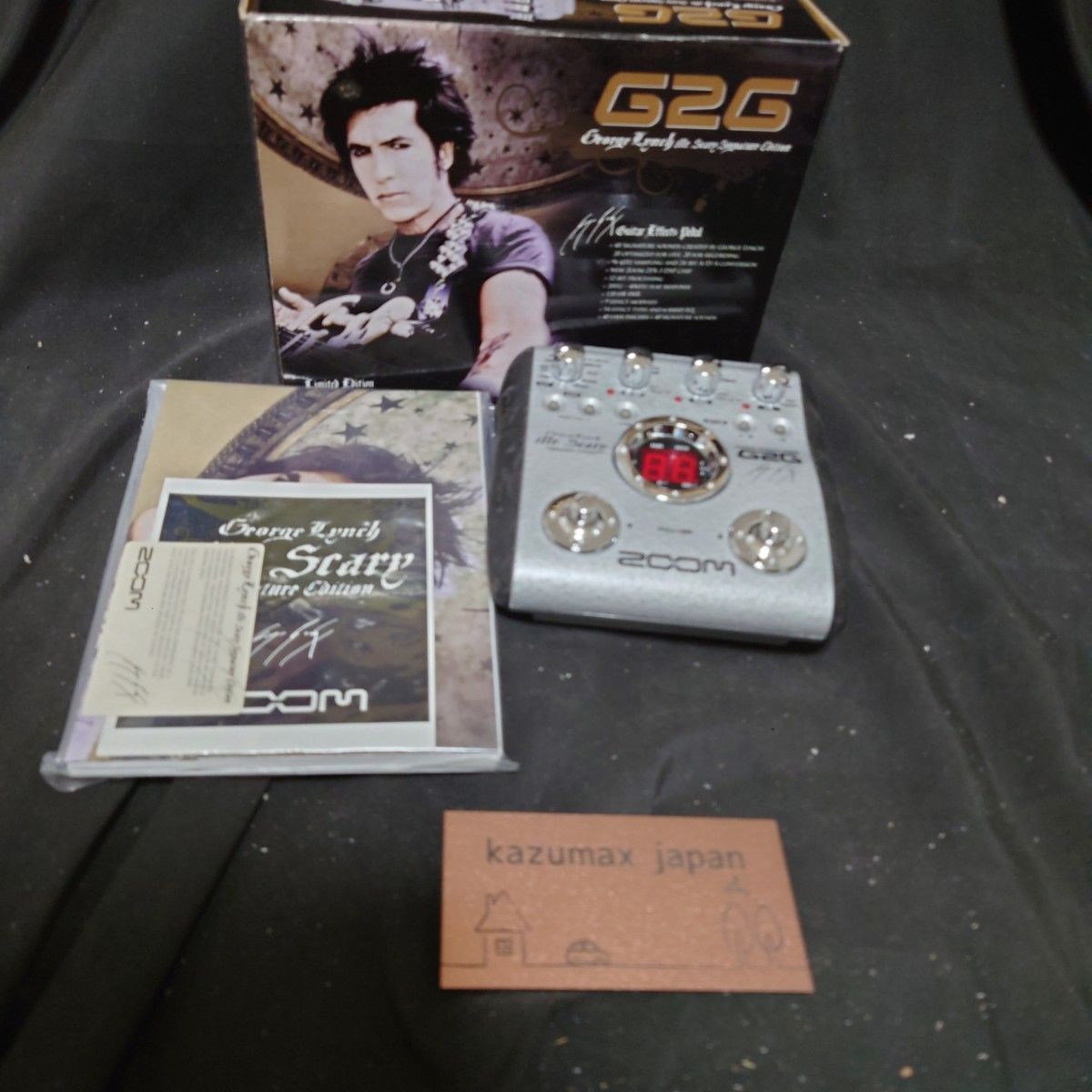 zoom g2g Zoom G2G ズーム George Lynch Mr. Scary Signature マルチエフェクト ペダル 動作品 中古 送料無料 ☆