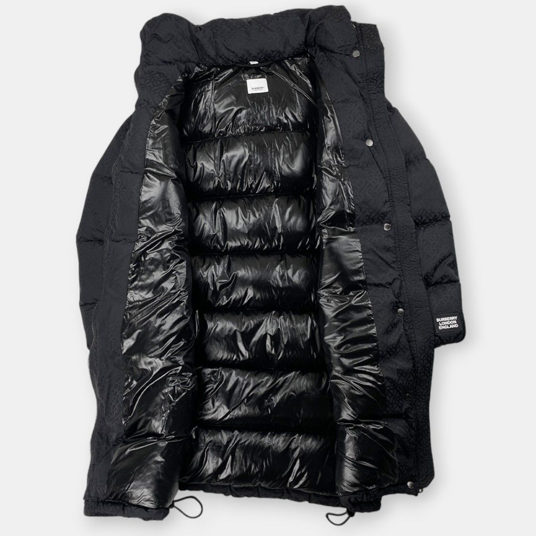 美品 BURBERRY LONDON ENGLAND バーバリー TB モノグラム ロゴ ダウン