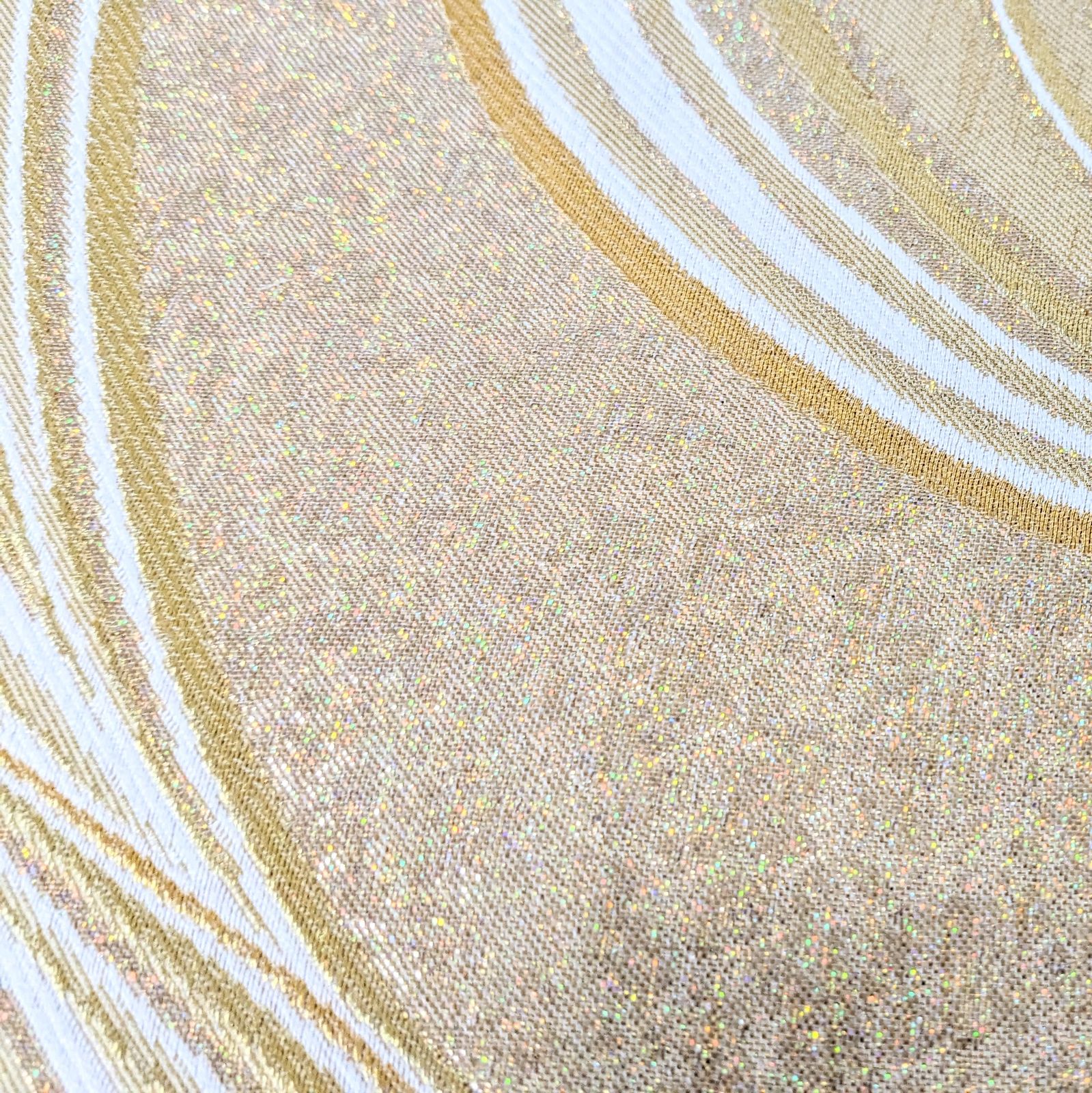 【新品・仕立て上がり】正絹 袋帯 フォーマル 金 ゴールド 波 ub255