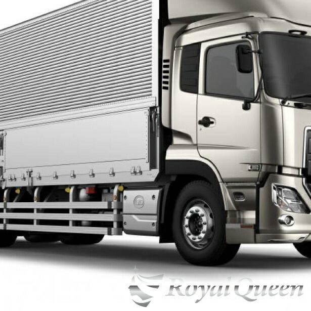 17パーフェクトクオン　マフラーカバーウロコ柄　R3年式適合 送料無料】UD TRUCKS 新型 17クオン/パーフェクトクオン 3軸用