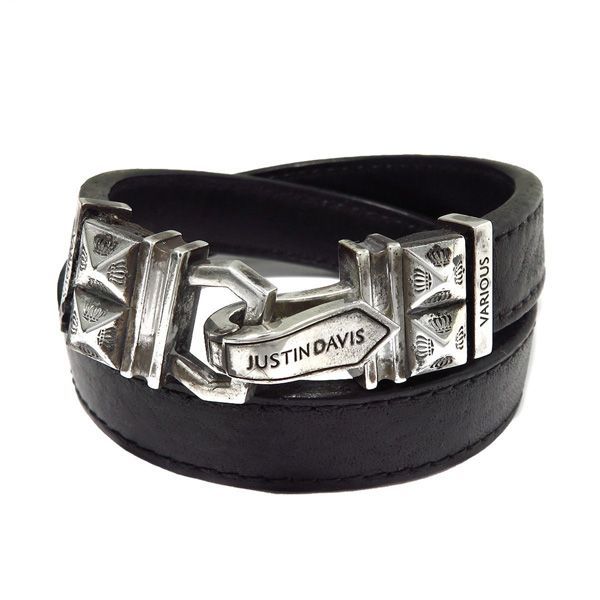 希少☆ジャスティンデイビス CAPRICE LEATHER ダブル JDV002