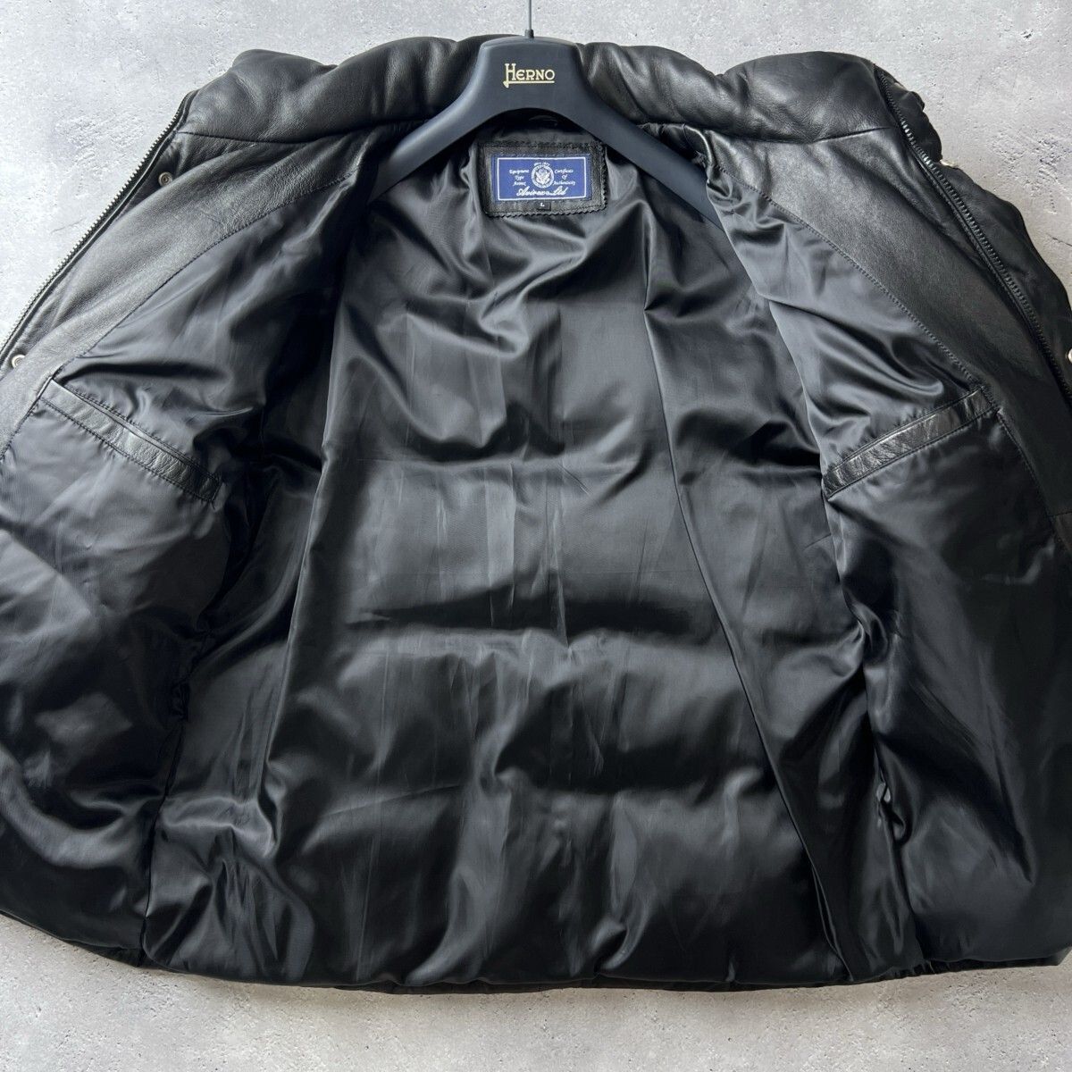 avirex 上質 本革□AVIREX:アヴィレックス□ラムレザー:羊革□ice