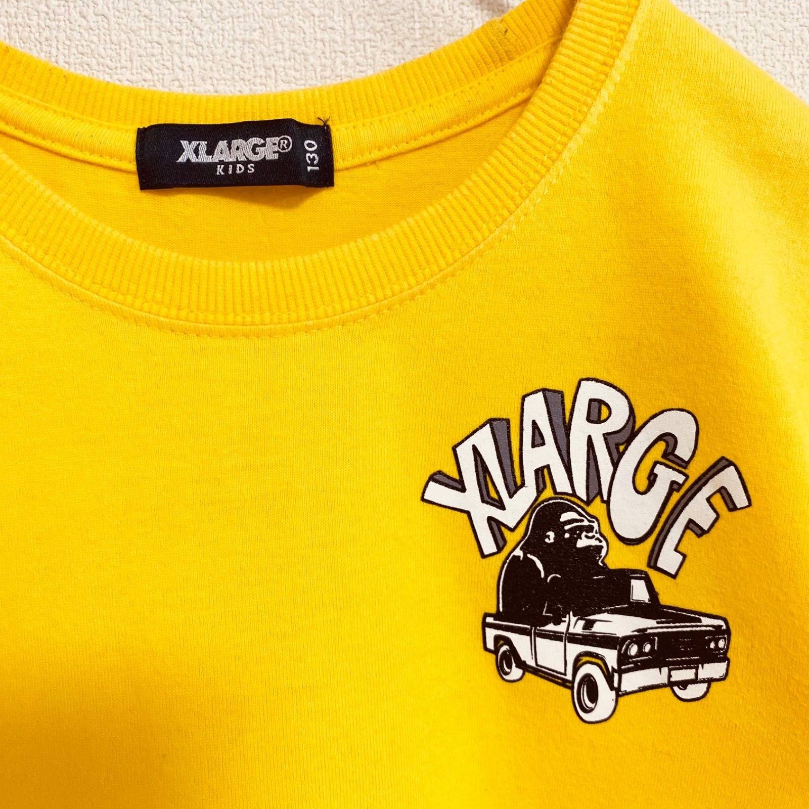 エクストララージ キッズ xlarge kids Tシャツ OGゴリラ 黄色 イエロー