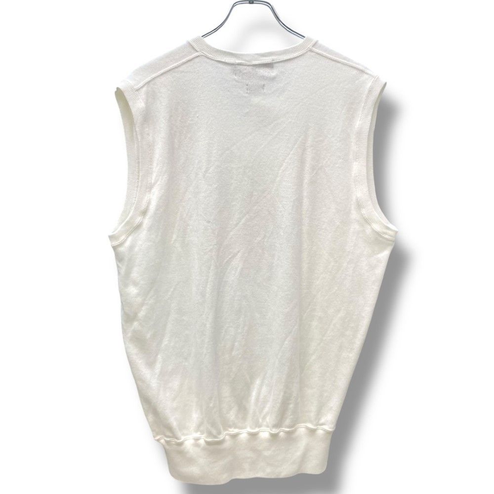   ベスト Lサイズ　白 Amazon.co.jp: ニットベスト メンズ オーバーサイズ セーター