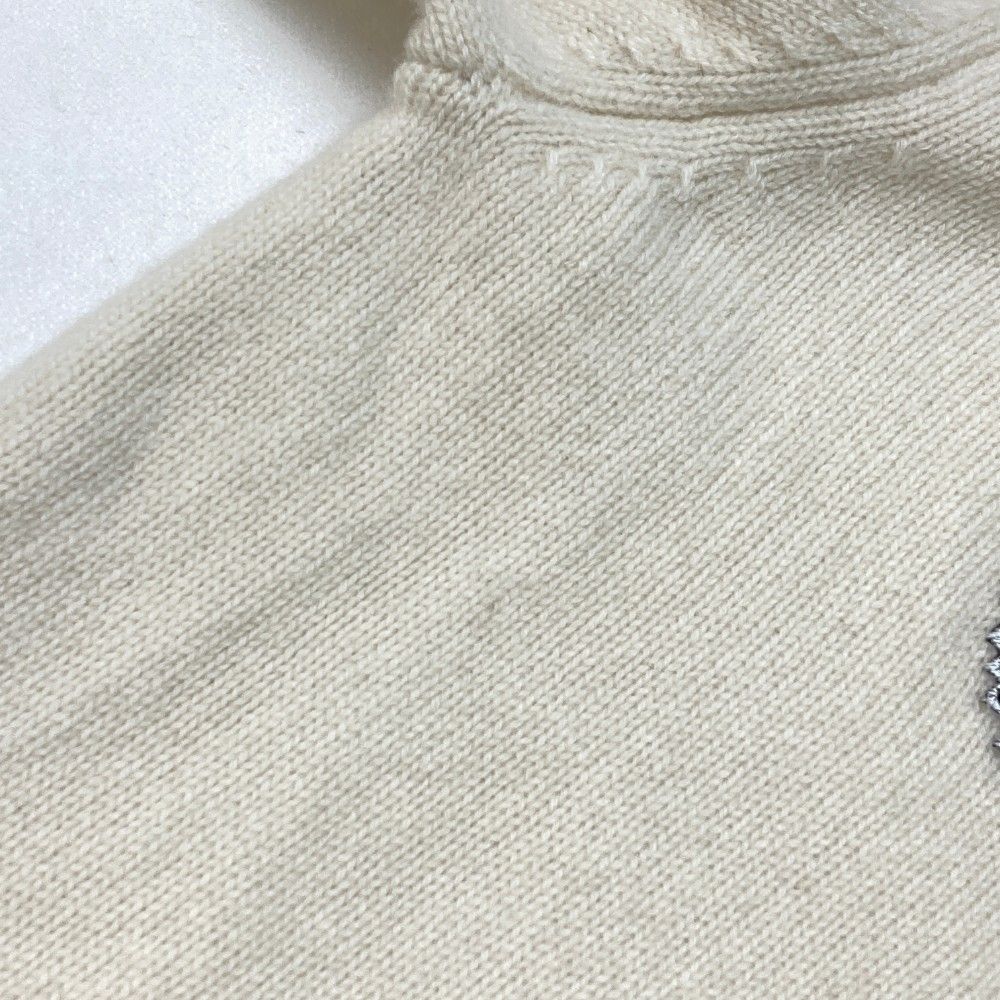 サイズ：38 ARCHIVIO アルチビオ カシミヤ ニットセーター ホワイト系